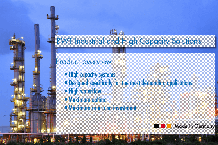BWT Industrial and High Capacity Ozone Purification Systems